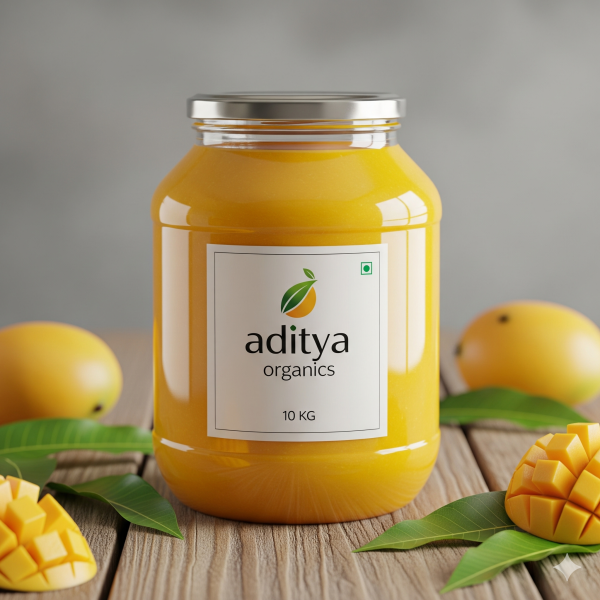 10 KG Mango Pulp Jar
